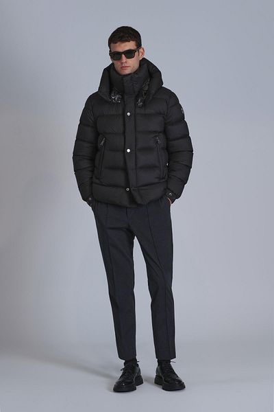 Lufian Marty Goose Feather Men's Coat Black
