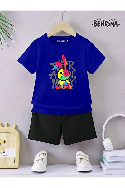 BENROMA Unisex set dječjih šortsa - Sa printom karaktera