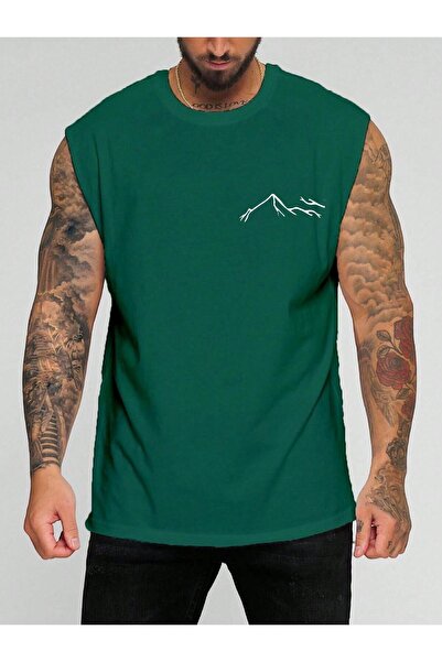 BENROMA Tricou fără mâneci cu imprimeu Mountain