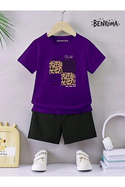 BENROMA Unisex set dječjih šortsa - Sa printom karaktera