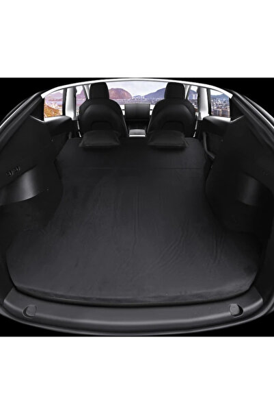 RELAXUS Tesla Model Y In-Car Inflatable Mattress and Pillow Set Pump Portable Rear Seat Sleeping Travel and Camping