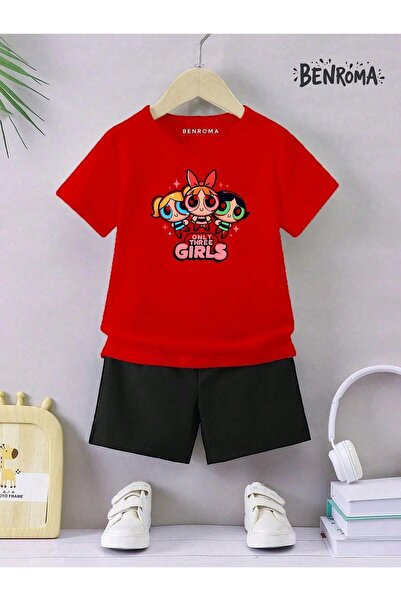 BENROMA Unisex set dječjih šortsa - Sa printom karaktera