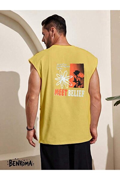 BENROMA Upoznajte majicu bez rukava Belief Štampano