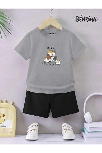 BENROMA Unisex set dječjih šortsa - Sa printom karaktera