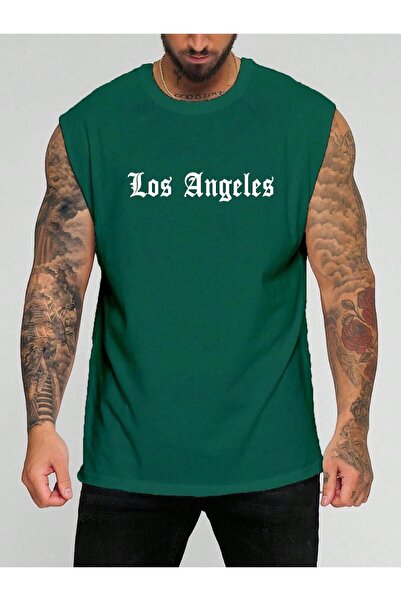 BENROMA Лос Анджелис печатна тениска без ръкави