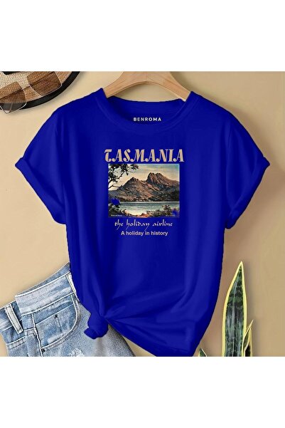 BENROMA При покупці 6 і більше товарів в кошику 1 футболка в подарунок - Дитяча футболка з принтом Тасманія
