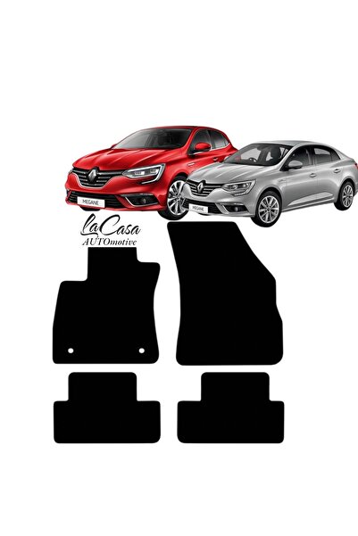 la casa Renault Megane 4 Uyumlu Lacasa Velur Halı Paspas - Özel Üretim Anti-s...