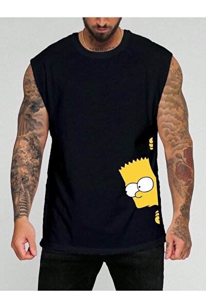 BENROMA Αμάνικο μπλουζάκι με στάμπα