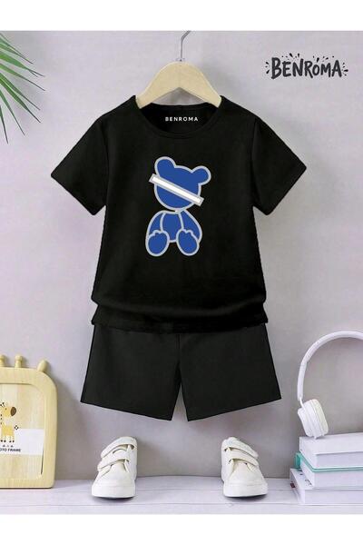 BENROMA Unisex set dječjih šortsa - Sa printom karaktera