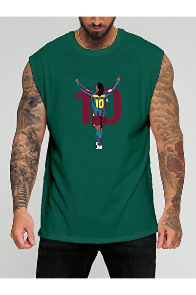 E-ROMA Tricou fără mâneci cu imprimeu pentru jucător de fotbal