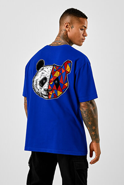 BENROMA Μαύρο μπλουζάκι με στάμπα Panda