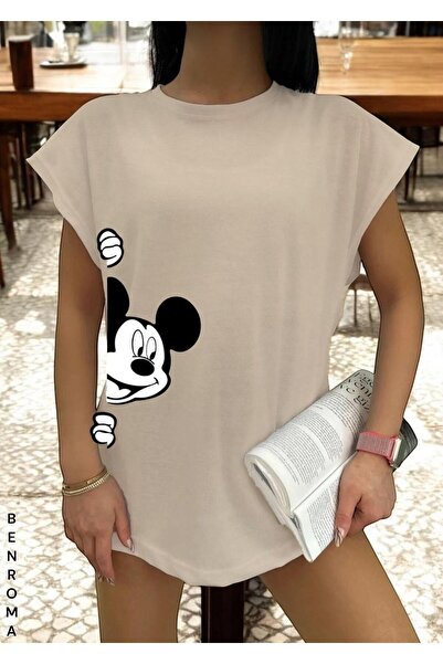 BENROMA Tričko bez rukávů s potiskem