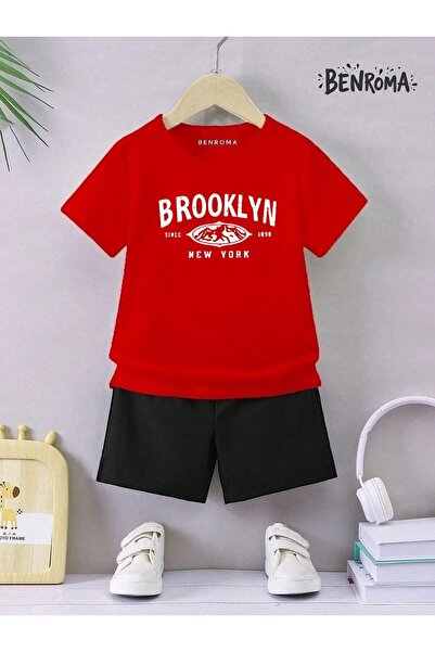 BENROMA Unisek dečiji šorc set - karakter štampan