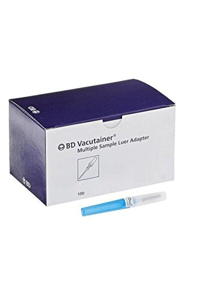 Bd Mavi Kan Alma Igne Ucu 367300 Luer Adaptör 100 Adet