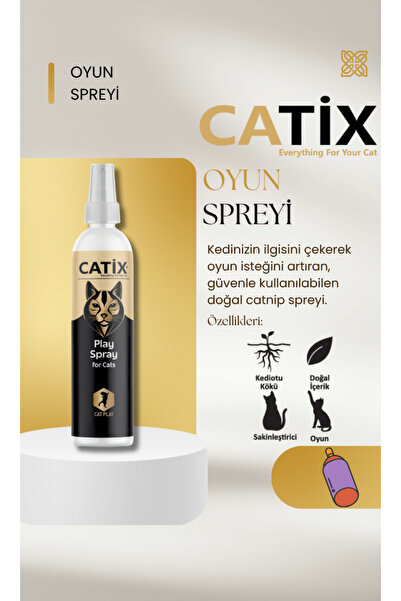 CATİX Kediler Için Catnip Oyun Spreyi - 100 ml