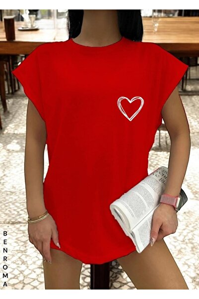 BENROMA Футболка без рукавів з принтом