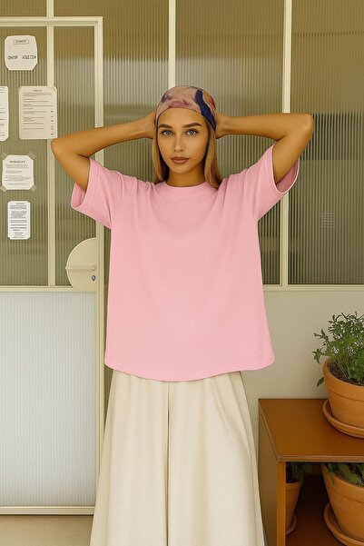 E-ROMA تي شيرت للجنسين مقاس كبير