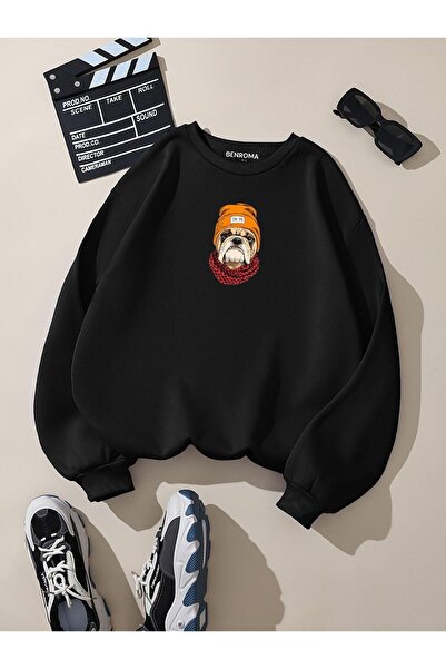 DM DOLCE MORE Hanorac unisex pentru copii, cu 3 fire, din bumbac pieptănat, c...