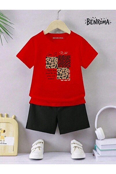 BENROMA Unisek dečiji šorc set - karakter štampan