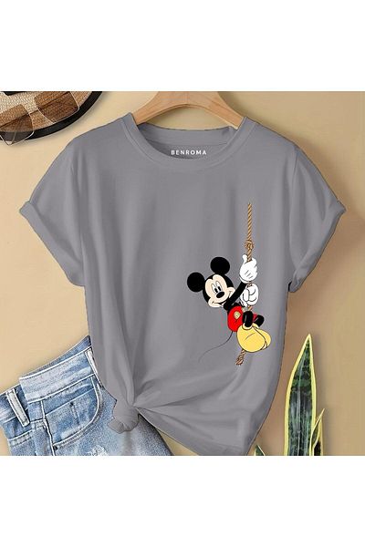 BENROMA In Cart 6 and Above Purchases Get 1 T-Shirt as a Gift - Cartoon Character Printed Children's T-Shirt