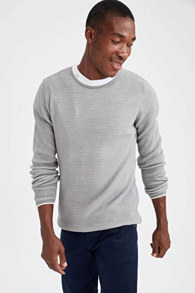 DeFacto Слім-фіт трикотажний светр з велосипедним коміром R8707AZ20AU