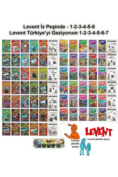 Timaş Çocuk Levent Türkiyeyi Geziyorum 1-7 & İz Peşinde 1-6 Seti