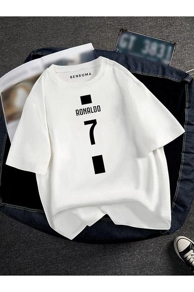BENROMA 1 tricou este un cadou pentru achiziții de 6 și mai sus în coș - Tricou unisex imprimat pentru jucător de fotbal supradimensionat