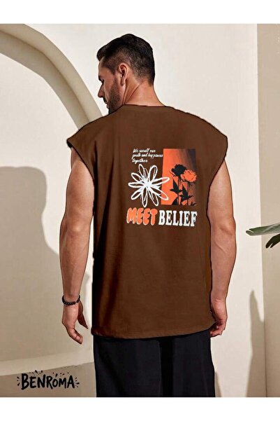 E-ROMA Upoznajte majicu bez rukava Belief Štampano