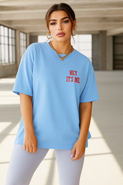 E-ROMA Hey It's Me Printed Oversize T-shirt