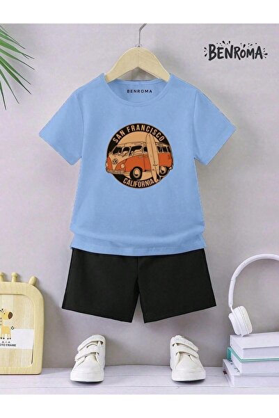 BENROMA Unisex set dječjih šortsa - Sa printom karaktera