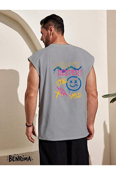 BENROMA Deeper Stay majica bez rukava sa printom