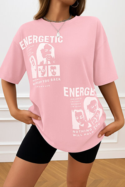 BENROMA Unisex βαμβακερό μπλουζάκι Boyfriend Oversize