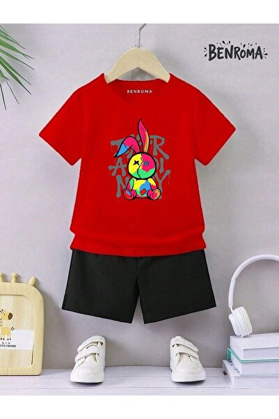 BENROMA Unisex set dječjih šortsa - Sa printom karaktera