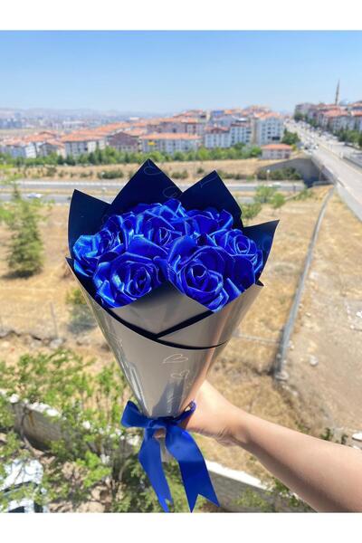 Yıldızköşesi Senden Önce Senden Sonra Çiçek Buketi Solmayan Yapay Gül Buketi Sevgiliye (NOT YAZILIR) 7 Adet