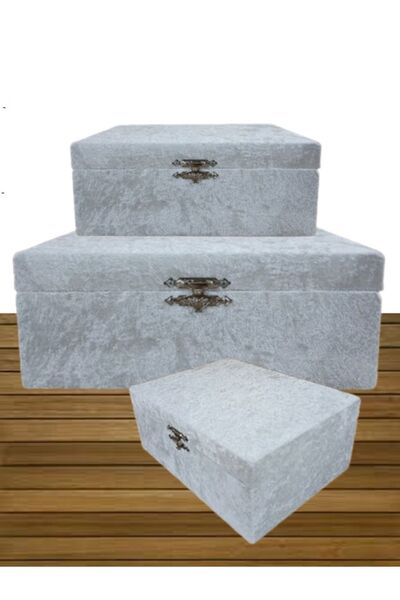 Sonem Çeyiz 3-х секційна сумка для нареченої та нареченого - скринька для приданого 0125