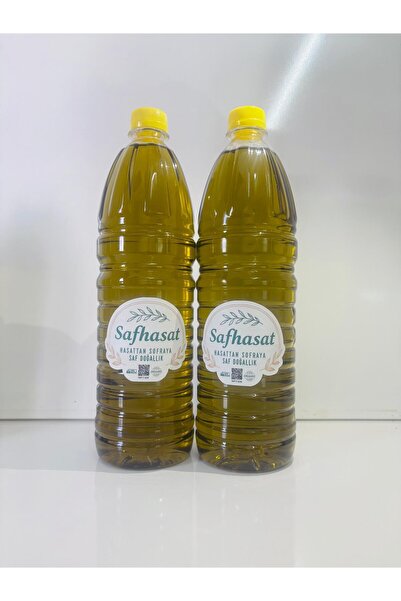 Safhasat Organik katkısız natürel sızma zeytinyağı 1 litre 2'li paket