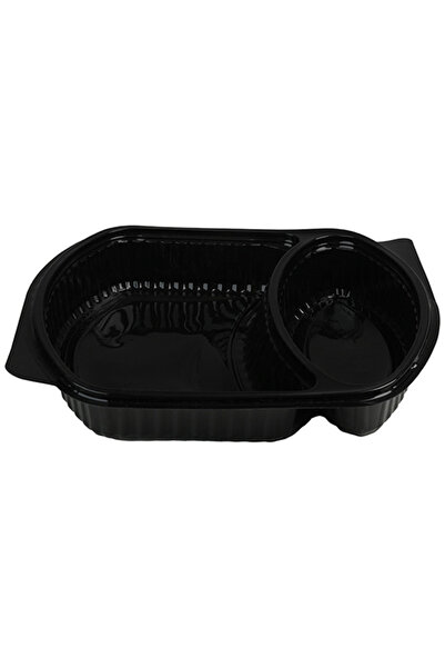Sepet Doldur Thermoform 2 Compartment Food Container 200 Pieces