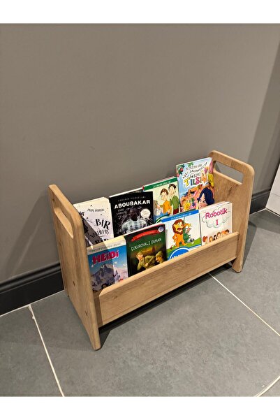 akçehome Montessori MDF Çok Kullanışlı Kitaplık