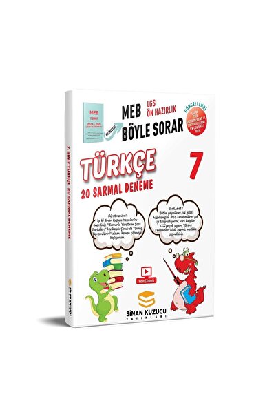 SİNAN KUZUCU YAYINLARI Sinan Kuzucu - 7. Sınıf Türkçe Deneme