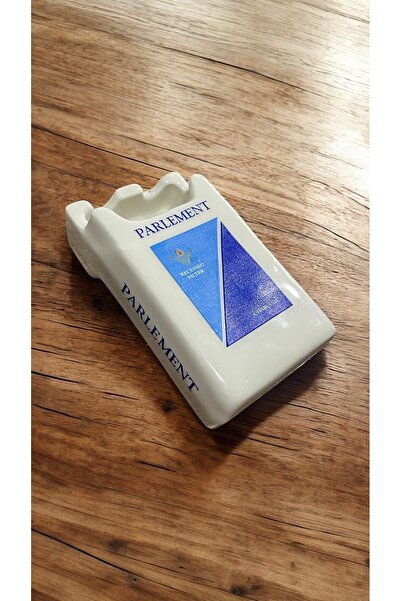 HEDİYEVİM Dekoratif Parlement Sigara Paketi Şeklinde Küllük Sigara Paketi Şeklinde Kül Tablası