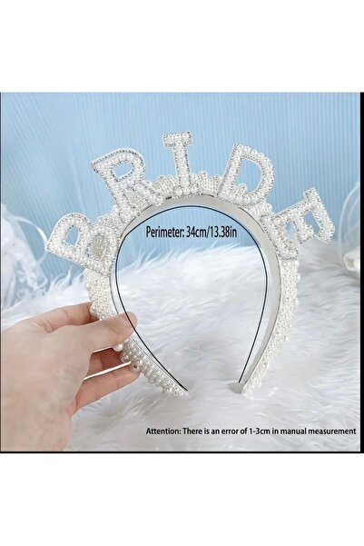 Store Pearl Detailed Bridal Crown, Bachelorette Party