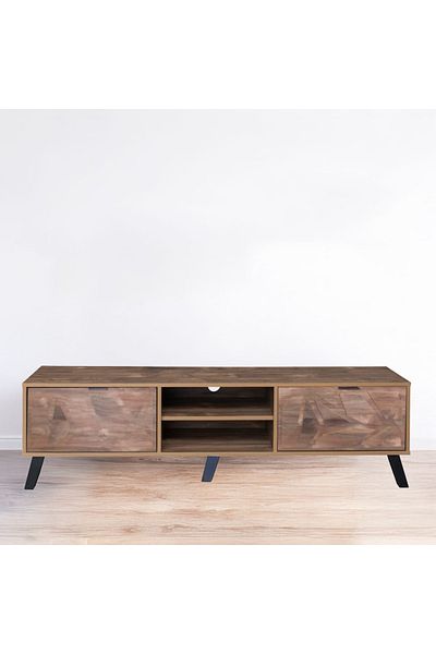 DEC22 A very distinctive TV table with a modern design, measuring 160 cm