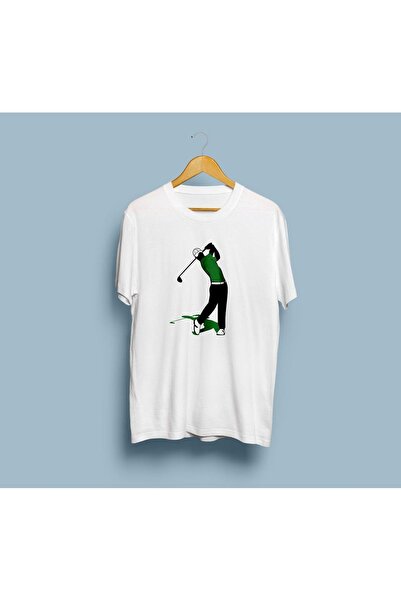 Generic Brand Υπερμεγέθη μπλουζάκι Unisex με σχέδιο γκολφ