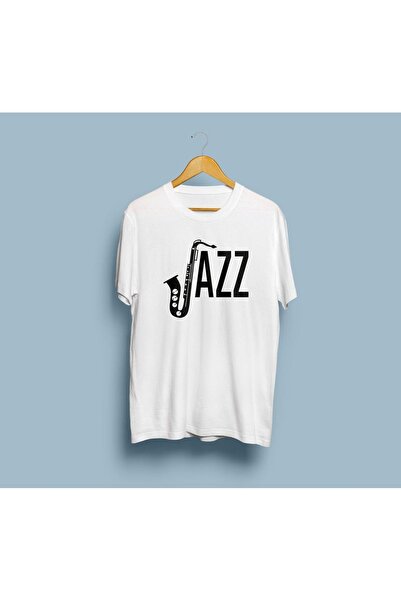 Generic Brand تي شيرت للجنسين بتصميم جاز كبير الحجم