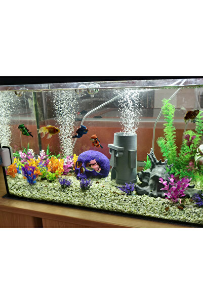 Genel Markalar Squidward Balık Yuvası Akvaryum Aksesuarı – Sünger Bob Temalı Balık Evi