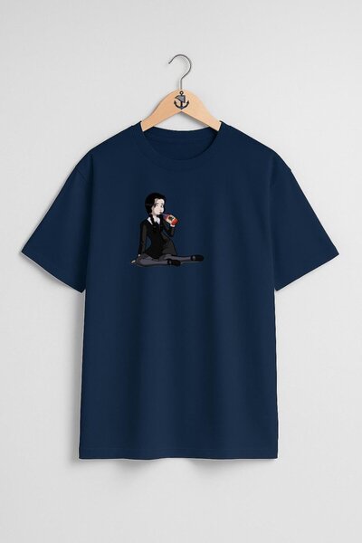 Bahriyeli Collection تي شيرت للجنسين بتصميم Wednesday Addams Morticia Addams ...