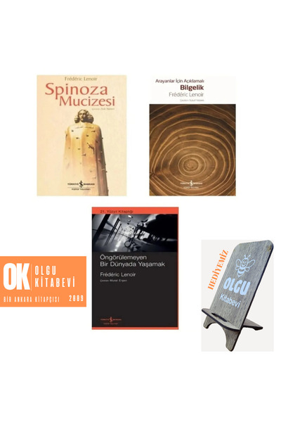 TÜRKİYE İŞ BANKASI KÜLTÜR YAYINLARI Spinoza Mucizesi - Arayanlar İçin Açıklamalı Bilgelik - Öngörülemeyen Bir Dünyada Yaşamak / 3 kitap