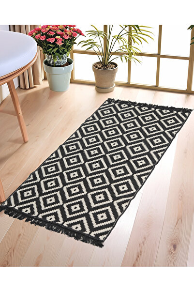 OBAM "Çift Taraflı Kullanılabilir, Makinede Yıkanabilir, Modern Desenli Kilim...