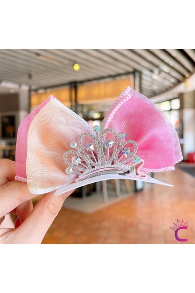 Cinderella Cristal de zircon cu stea în tonuri de roz pentru fete, copii, pri...