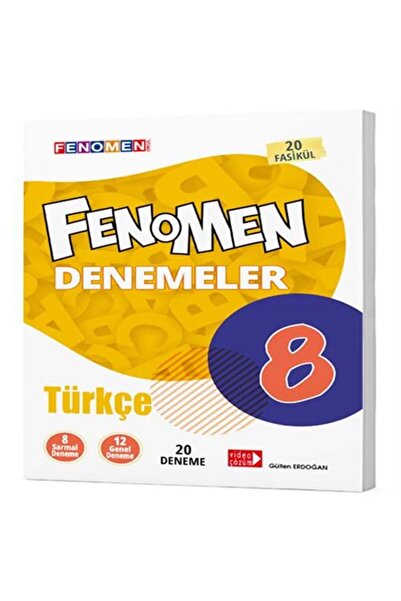 Fenomen Yayıncılık Fenomen 8.sınıf Türkçe Denemeler 20 Deneme (2026 Basım gel...